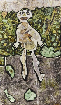 Moderno Painting - GEORGES DUBUFFET AU JARDIN Moderno